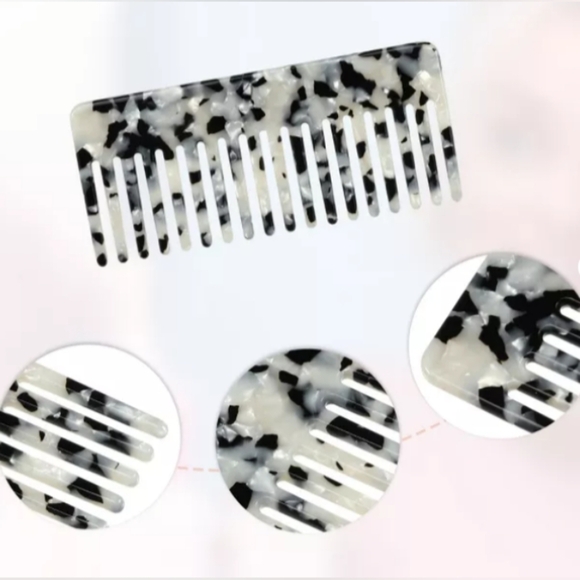 Women Curly Thick Wavy Straight Hair Heat Resistant Wide Tooth Comb - Picture 6 of 8